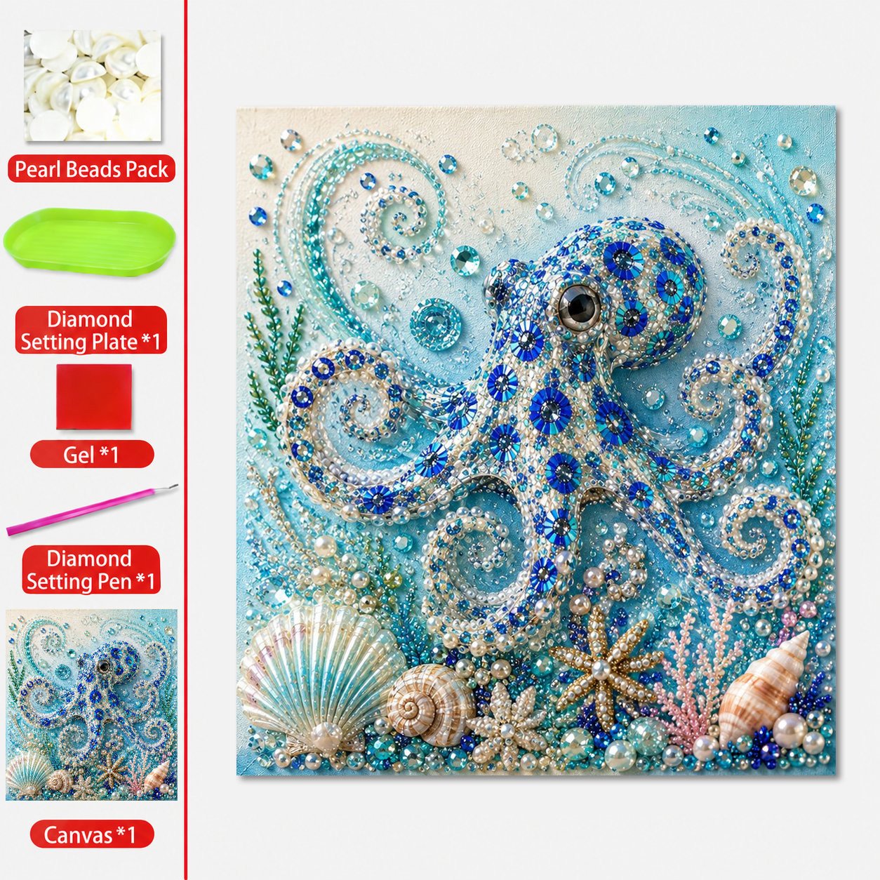 Ocean Theme Pearl Art DIY Kit