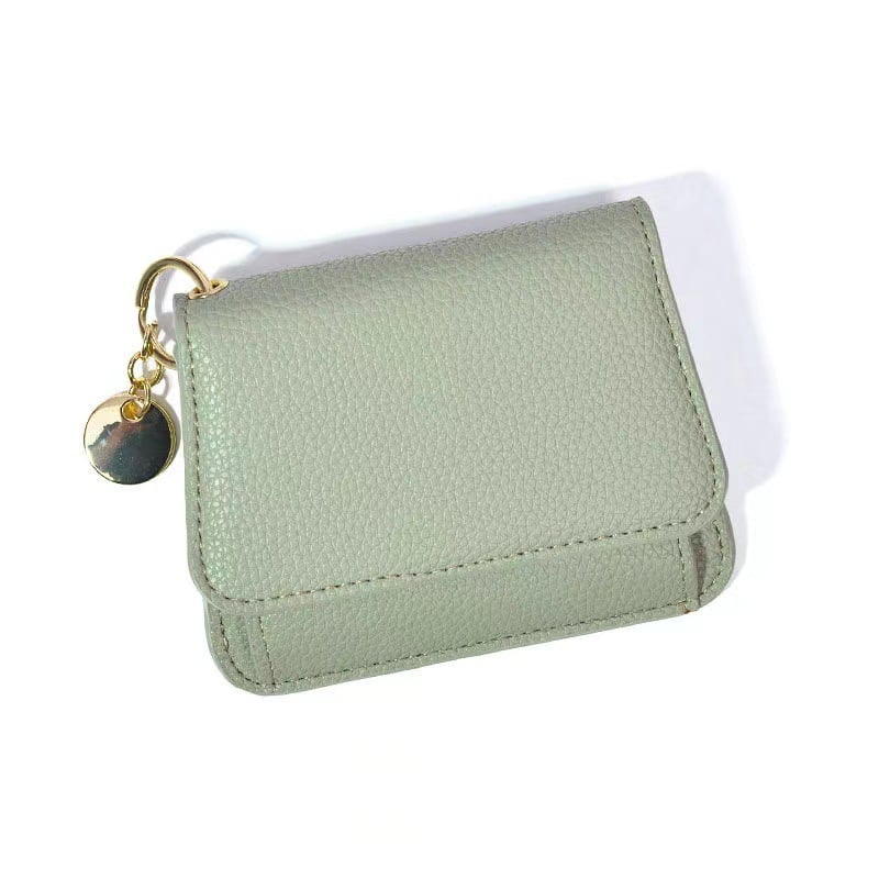 RFID Short Wallets for Women – Fashionable Card Holder with Key Ring & Coin Purse