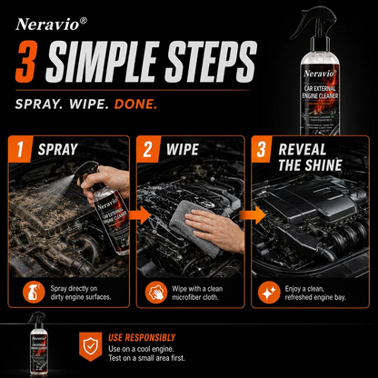 Waterless Fast Acting Car Engine Bay Cleaner
