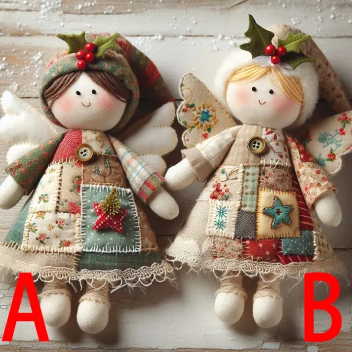 🔥LAST DAY 50% OFF - 🪡DIY Patchwork Angel Doll Kit