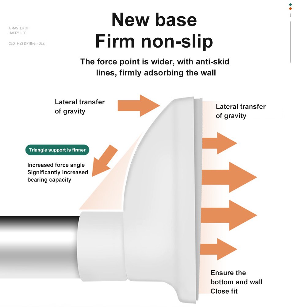 Drill-Free Adjustable Tension Rod – Expand Storage Without Wall Damage