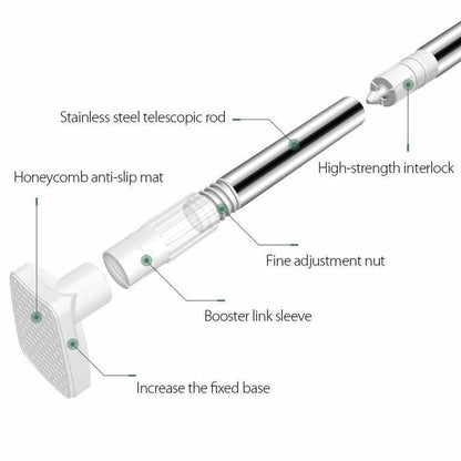 Drill-Free Adjustable Tension Rod – Expand Storage Without Wall Damage
