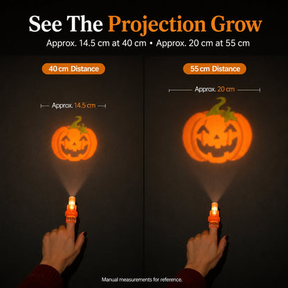 Halloween Finger Projector Lights – 40PCS