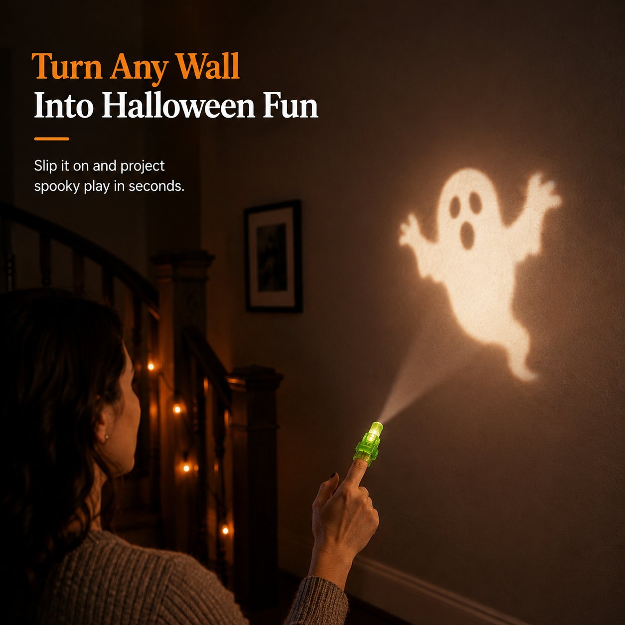 Halloween Finger Projector Lights – 40PCS