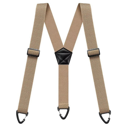 Men's X-Back Suspenders with Hook Clips