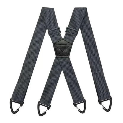 Men's X-Back Suspenders with Hook Clips