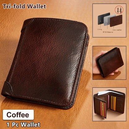 Ultra Slim RFID Leather Bifold