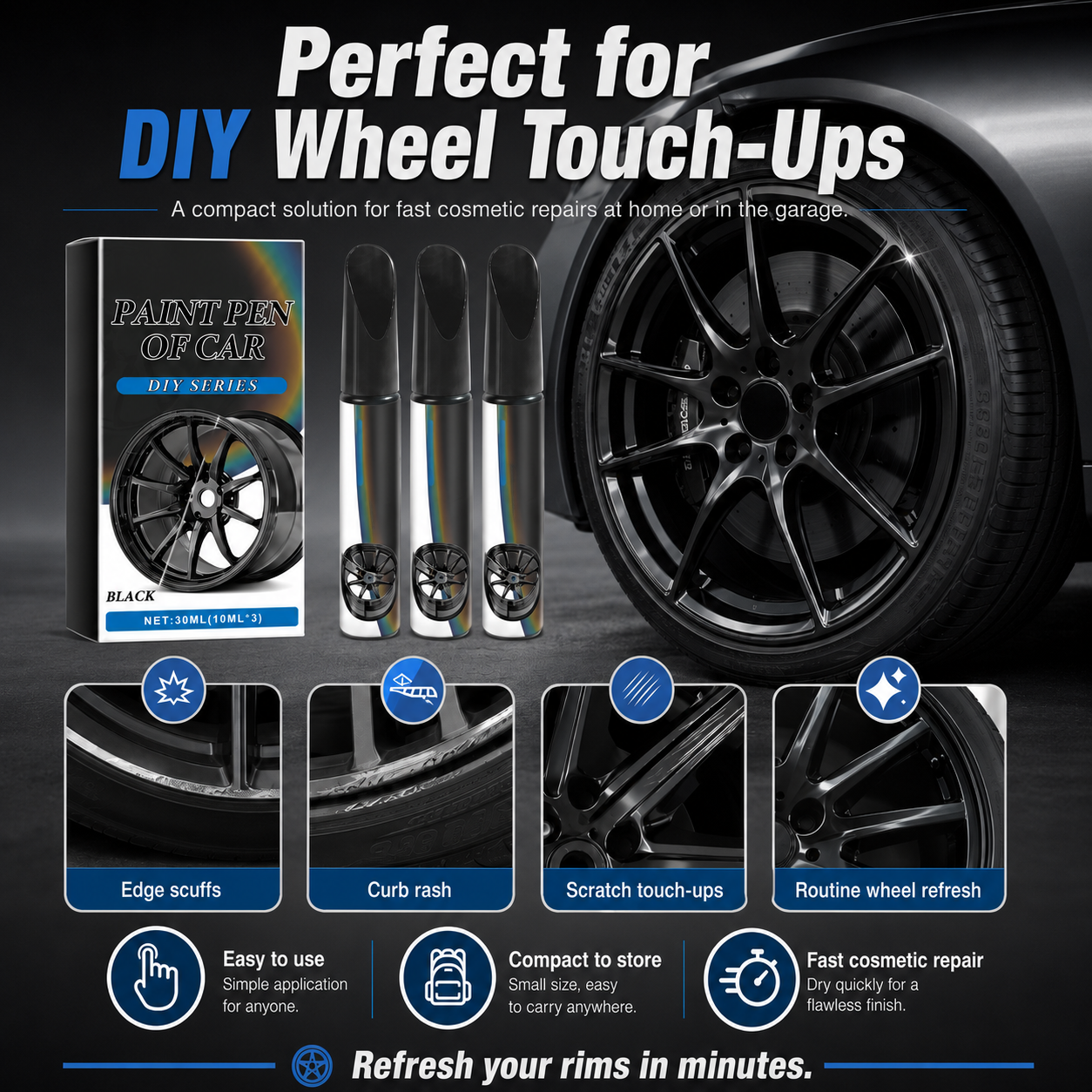 🖊️ Wheel Scratch Repair Pen