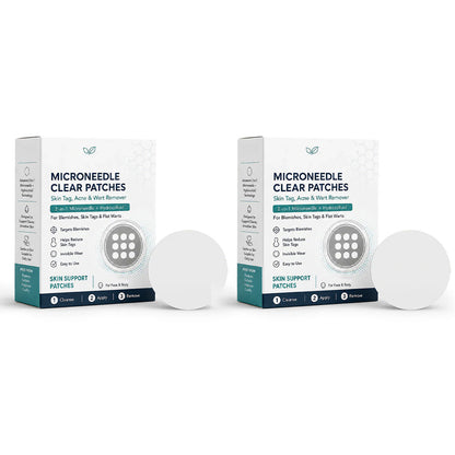 Effective MicroNeedle BotanicSkinTag Removal Patch