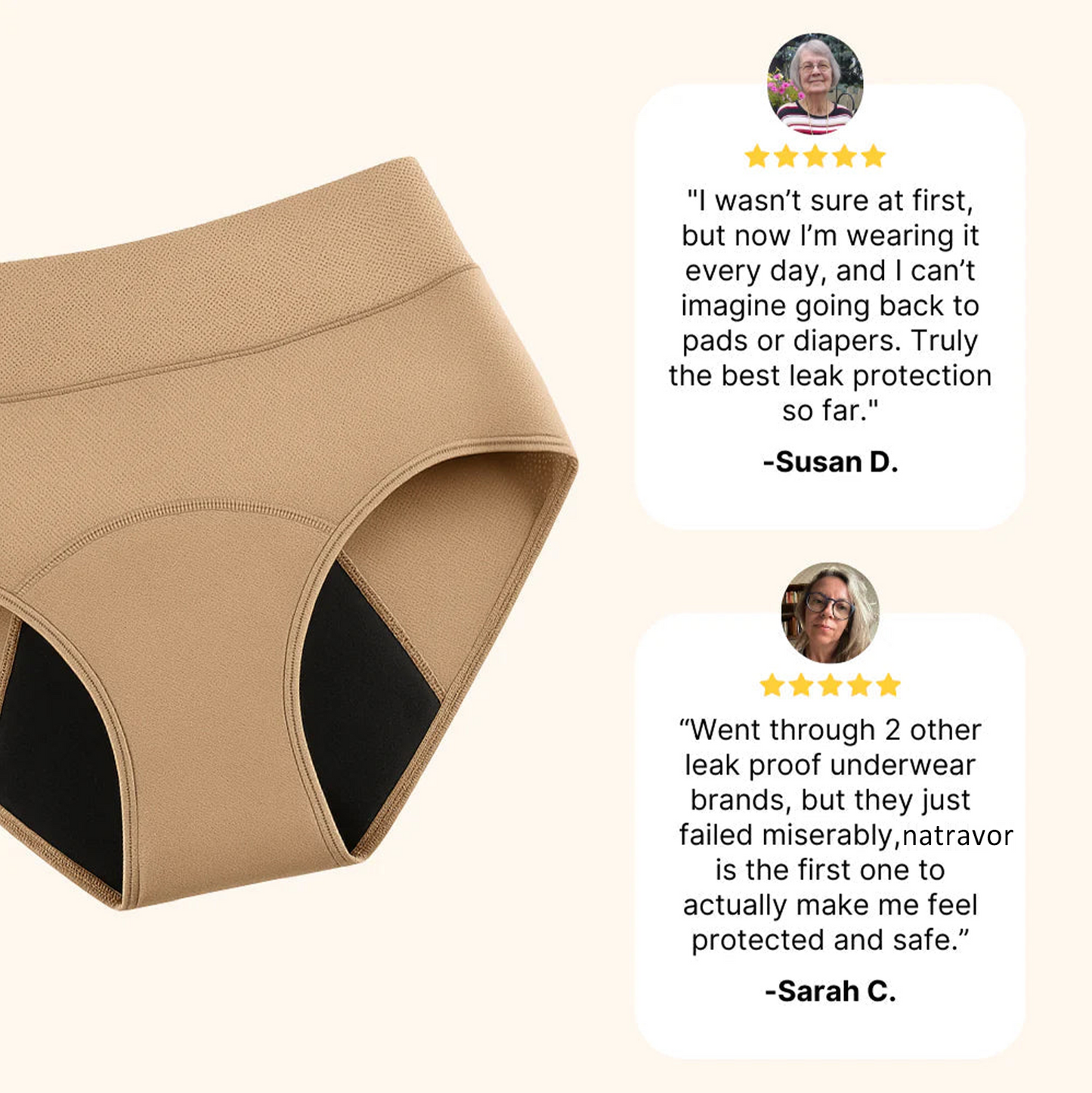 🏥Limited-Time 70% Off |NATRAVOR™  100% Leak-Proof Underwear