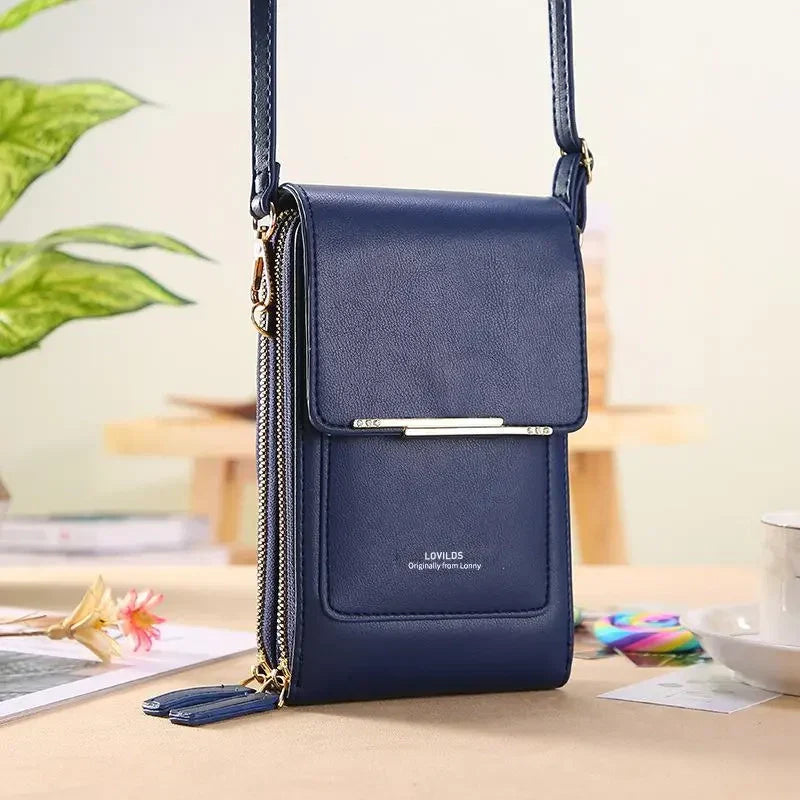 🔥2026 Trendy Minimalist Elegant Women's Touchscreen Crossbody Phone Wallet