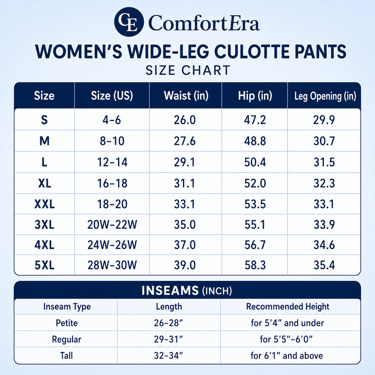 ComfortEra™ Flattering Soft Linen Palazzo Pants