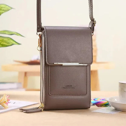 🔥2026 Trendy Minimalist Elegant Women's Touchscreen Crossbody Phone Wallet