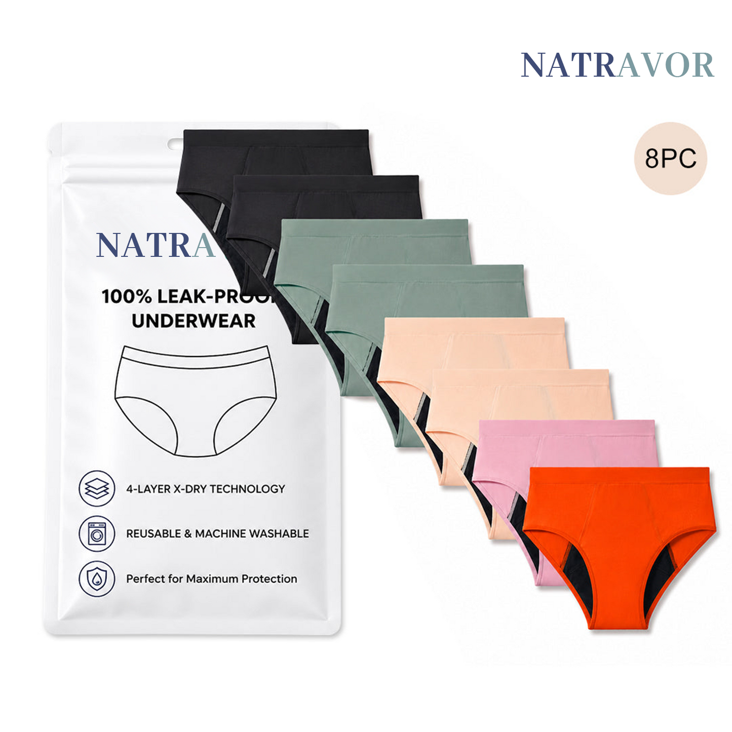 🏥Limited-Time 70% Off |NATRAVOR™  100% Leak-Proof Underwear