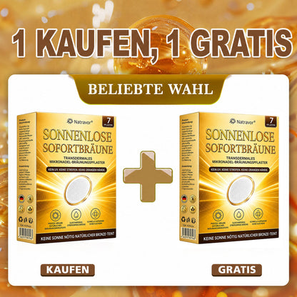 ⭐ 𝗡𝗮𝘁𝗿𝗮𝘃𝗼𝗿® Mikronadel-Bräunungspflaster: Natürlicher Bronze-Glow ohne UV & DHA