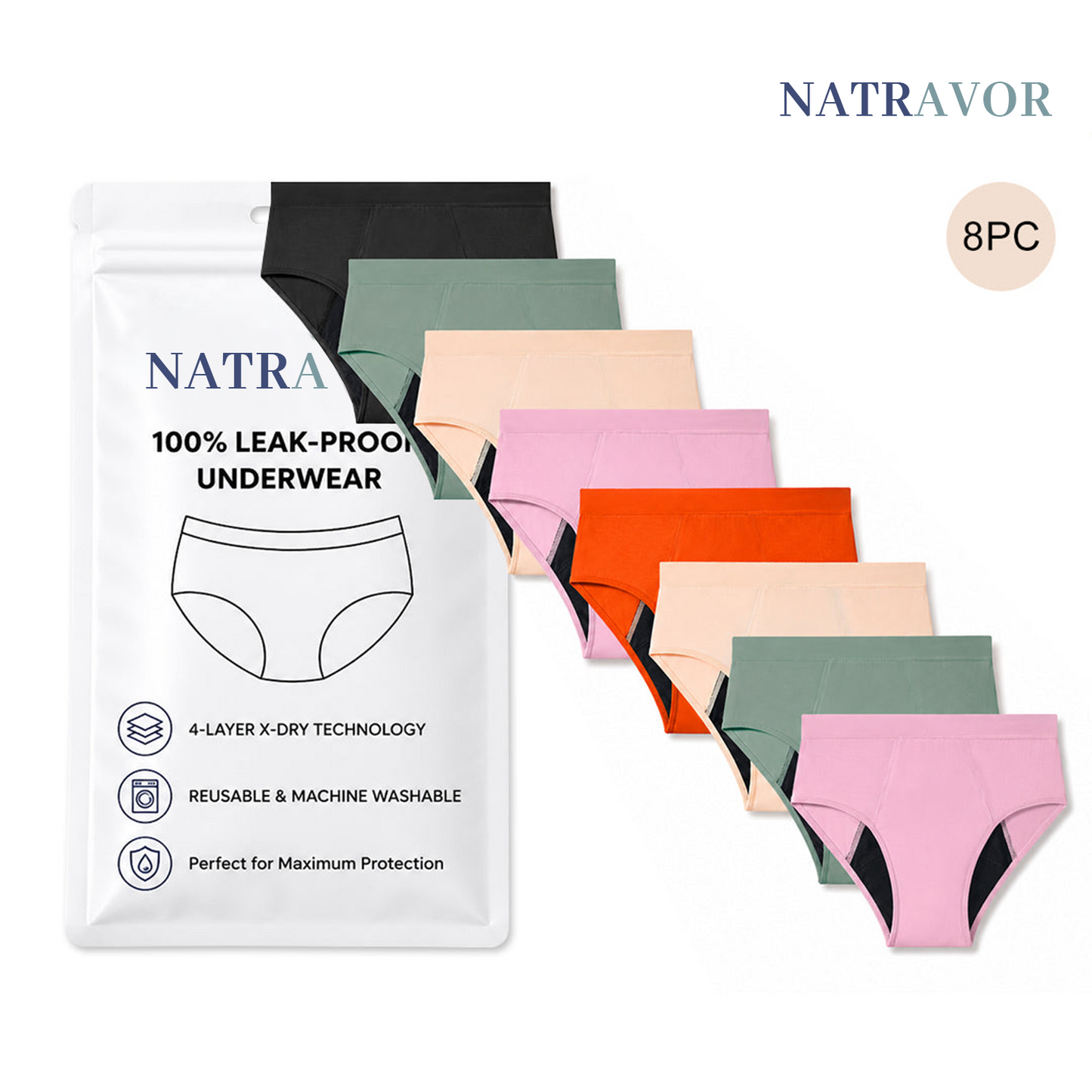 🏥Limited-Time 70% Off |NATRAVOR™  100% Leak-Proof Underwear