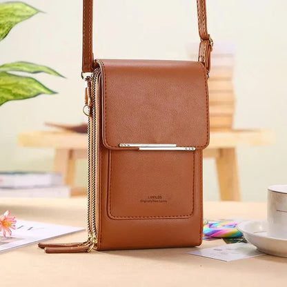 🔥2026 Trendy Minimalist Elegant Women's Touchscreen Crossbody Phone Wallet
