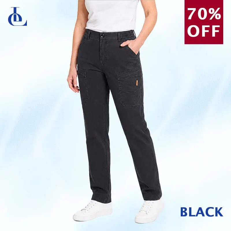 Women’s Stretch-Waist 6-Pocket Comfort Pants