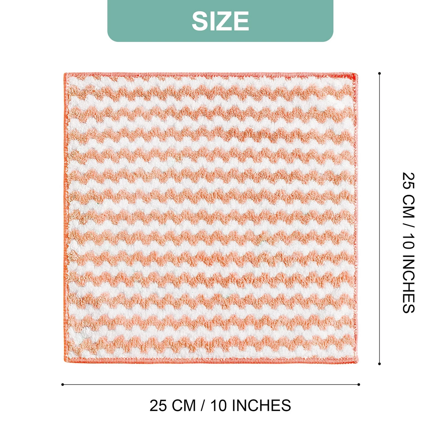 🔥10-Pack Microfiber Cleaning Cloths - Super Absorbent - Multiple Colors