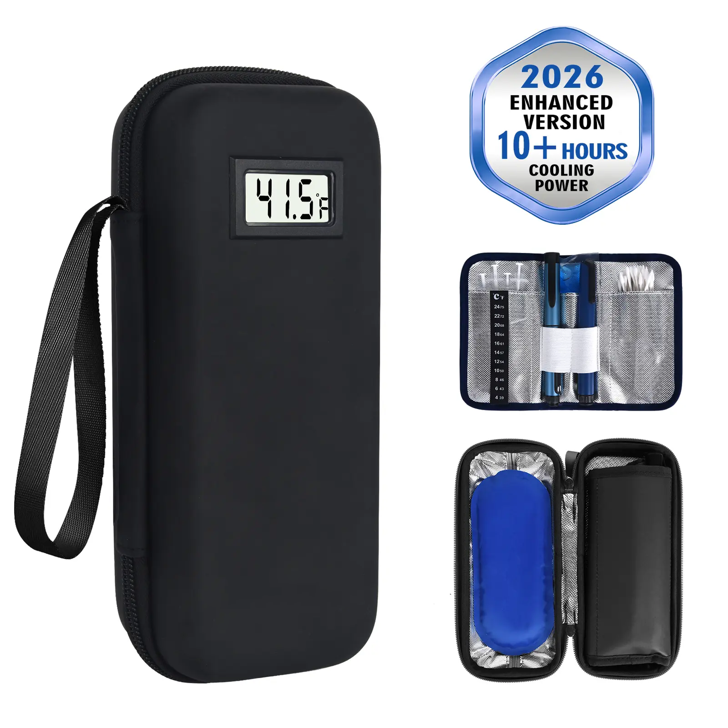 Insulin Cooler Travel Case with Temperature Display