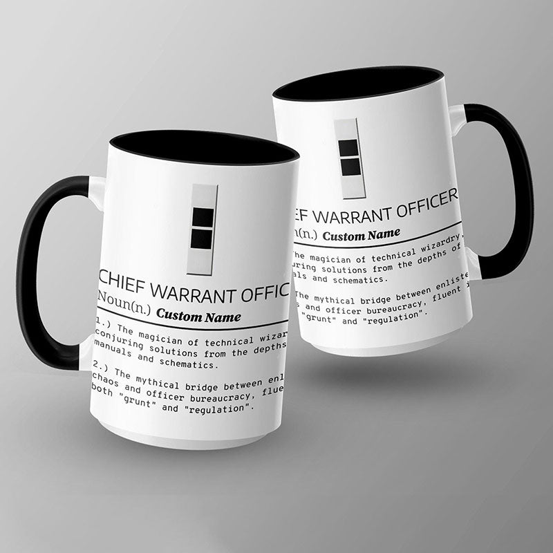Chief Warrant Officer 2 Custom Name Mug