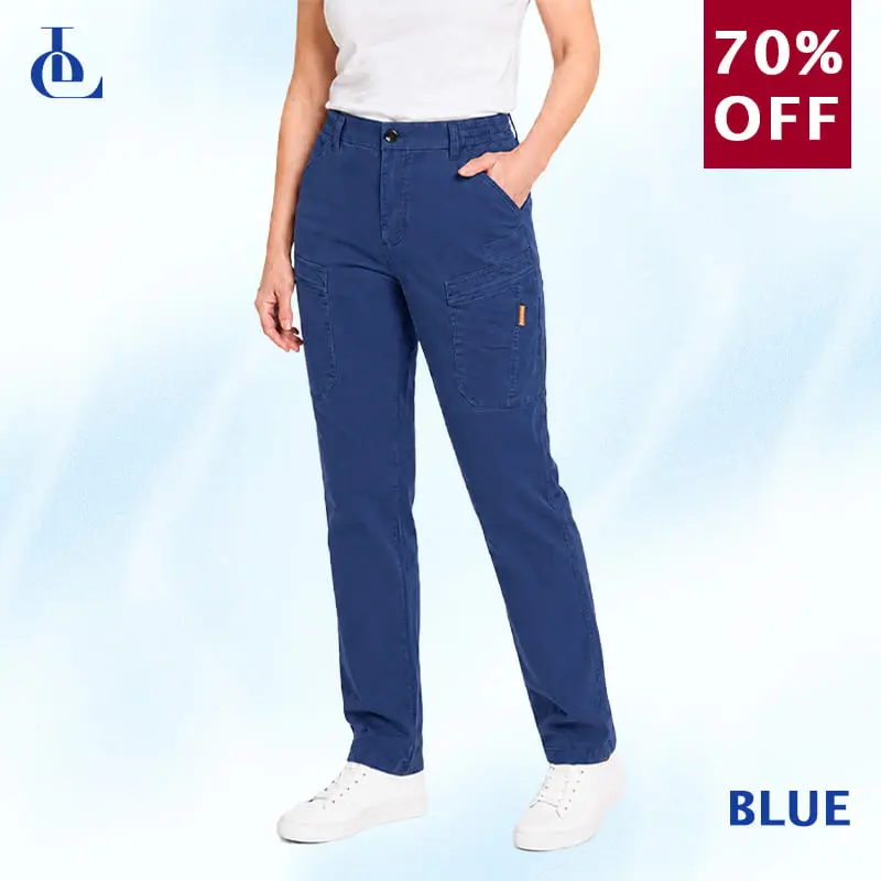 Women’s Stretch-Waist 6-Pocket Comfort Pants