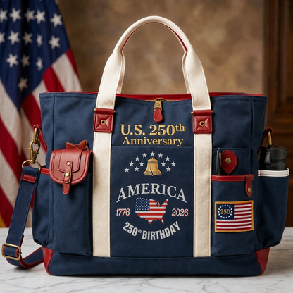 Carry America’s 250th Anniversary With Pride 🇺🇸-USA 250th Anniversary Edition Heavy-Duty Multifunctional Outdoor Tote Bag