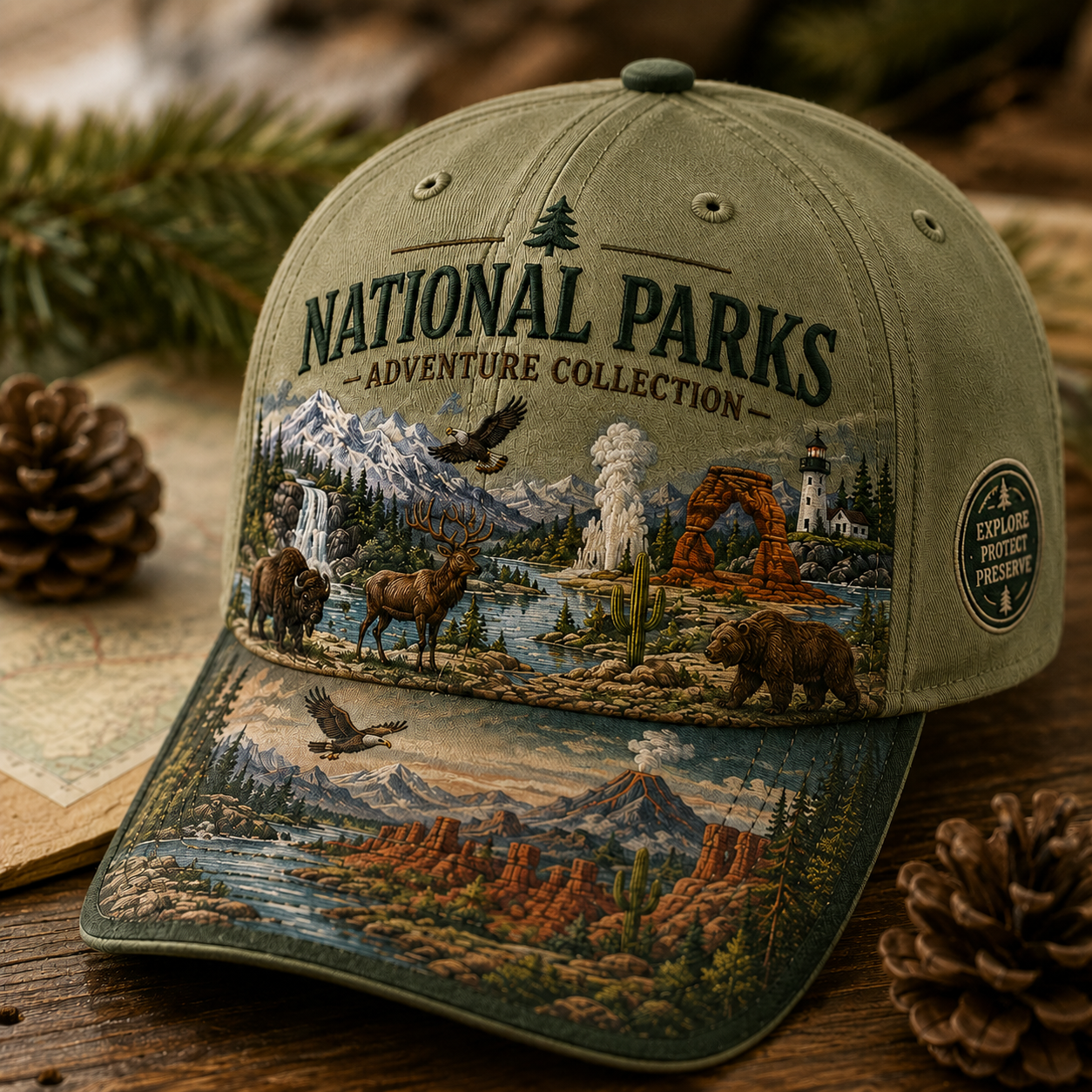 National Park Adventure  Cap