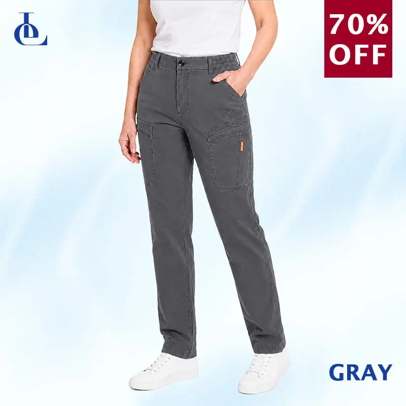 Women’s Stretch-Waist 6-Pocket Comfort Pants