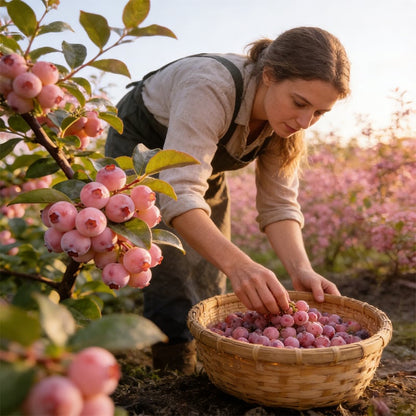 Premium Pink Blueberry Seeds -A Uniquely Delightful Taste