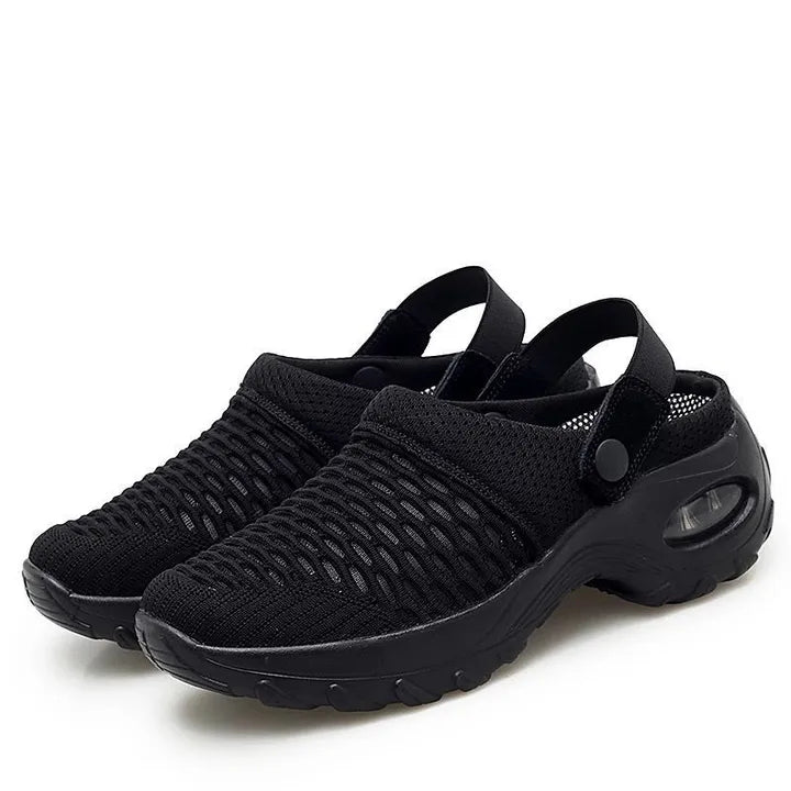 Orthopädische Clogs mit Luftkissen-Stütze zur Entlastung von Rücken und Knien