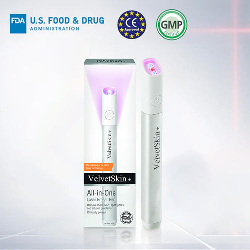 Purekin VelvetSkin+ Medical-Grade Laser Pen (Powered by CO2 laser technology – effectively removes moles, warts, skin tags, pigmentation spots, and other skin imperfections)