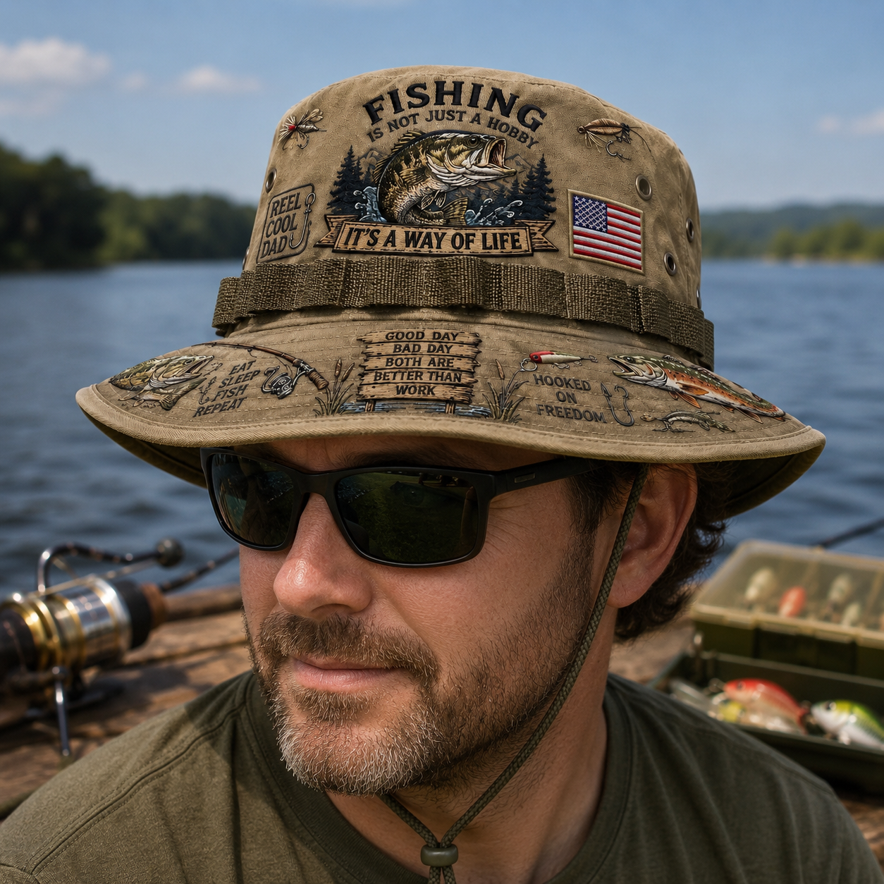 Fishing Is a Way of Life Boonie Hat