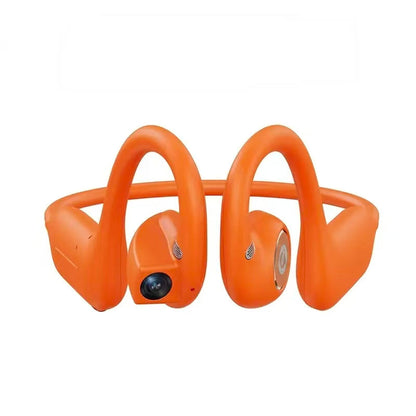 G206 On-Ear Wireless Bluetooth Headset - Audio Device with 8MP EIS Stabilized Camera, First-Person Perspective, Waterproof Headphones