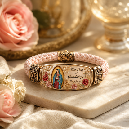 Heavenly Grace Bracelet – Christian Virgin Mary Bracelet Symbolizing Faith, Hope, Love & Divine Protection