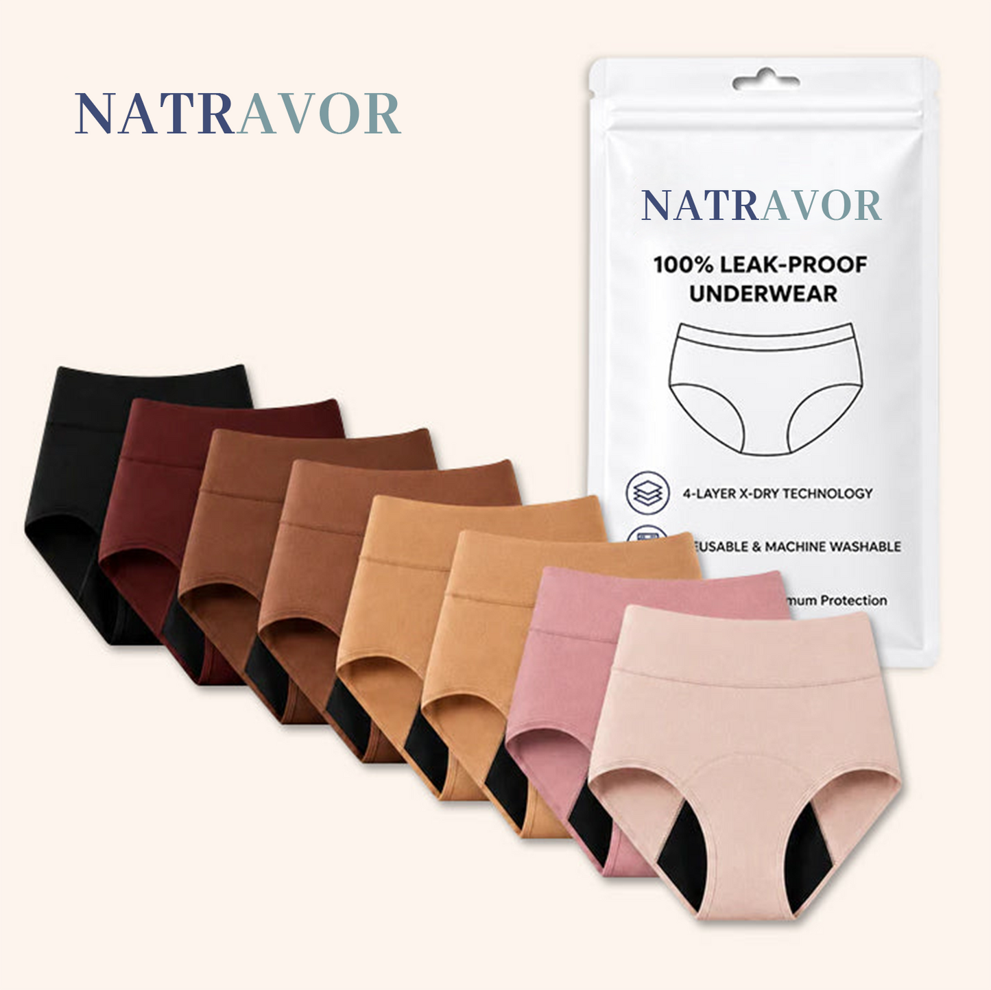 🏥Limited-Time 70% Off |NATRAVOR™  100% Leak-Proof Underwear