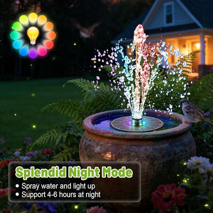 Solar-Powered LED Pool Fountain - Perfect Upgrade for Your Swimming Pool