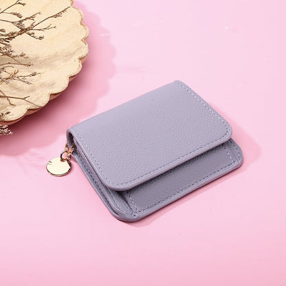 RFID Short Wallets for Women – Fashionable Card Holder with Key Ring & Coin Purse