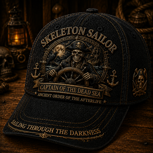 💀 SKELETON SAILOR — Captain Of The Dead Sea Limited Edition Hat