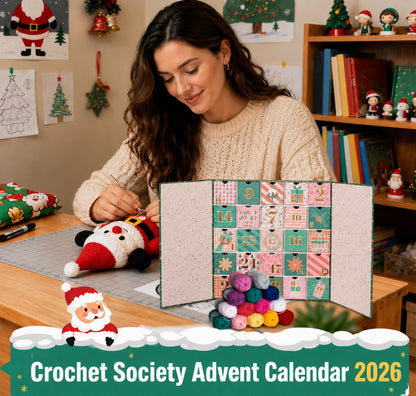 🧶🎄 25 Days of Crochet Magic – Advent Calendar 2026 with Yarn, Tools & Creative Surprises (🔥Same as in the video)