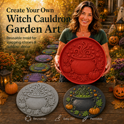 Halloween Garden Stepping Stone Mold