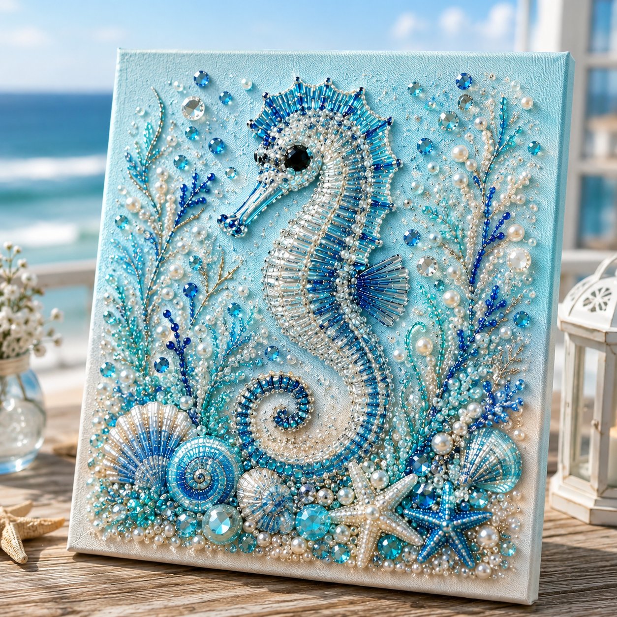 Ocean Theme Pearl Art DIY Kit