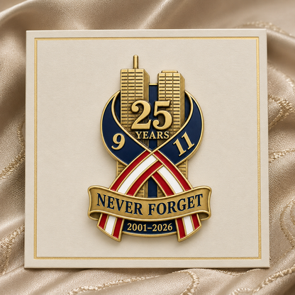 Pentagon • Flight 93" 25th Anniversary Remembrance Pin
