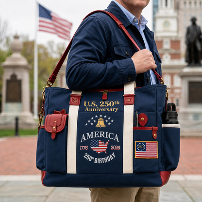 Carry America’s 250th Anniversary With Pride 🇺🇸-USA 250th Anniversary Edition Heavy-Duty Multifunctional Outdoor Tote Bag