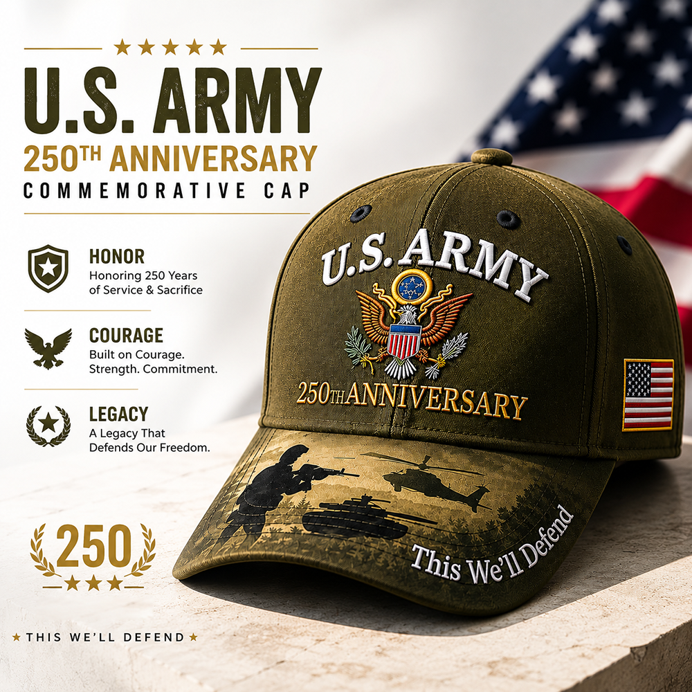 250th Anniversary Commemorative Embroidered Cap