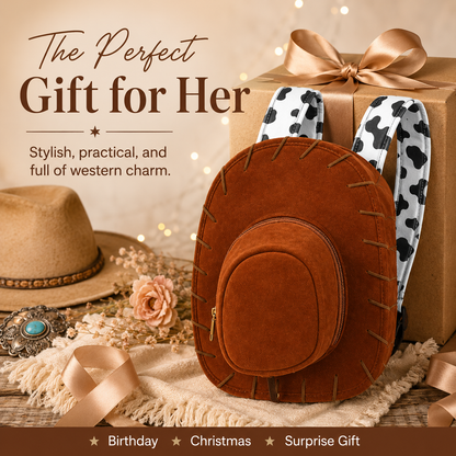 🎁 Western Dream Backpack | Unique Cowboy Style Gift Bag for Her