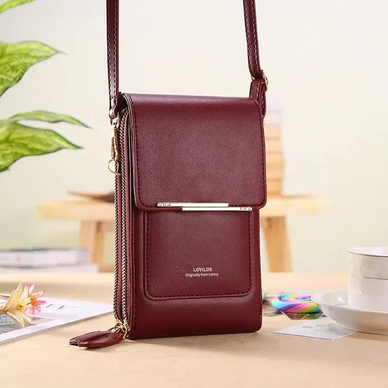 Women's Touchscreen Crossbody Phone Wallet