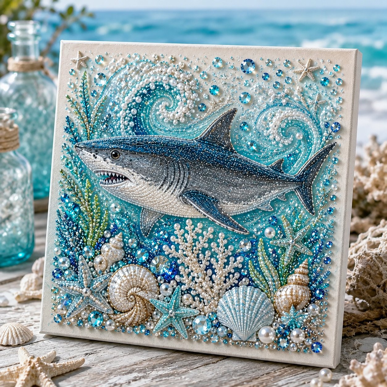 Ocean Theme Pearl Art DIY Kit