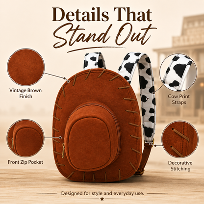 🎁 Western Dream Backpack | Unique Cowboy Style Gift Bag for Her