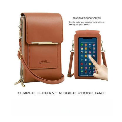 🔥2026 Trendy Minimalist Elegant Women's Touchscreen Crossbody Phone Wallet